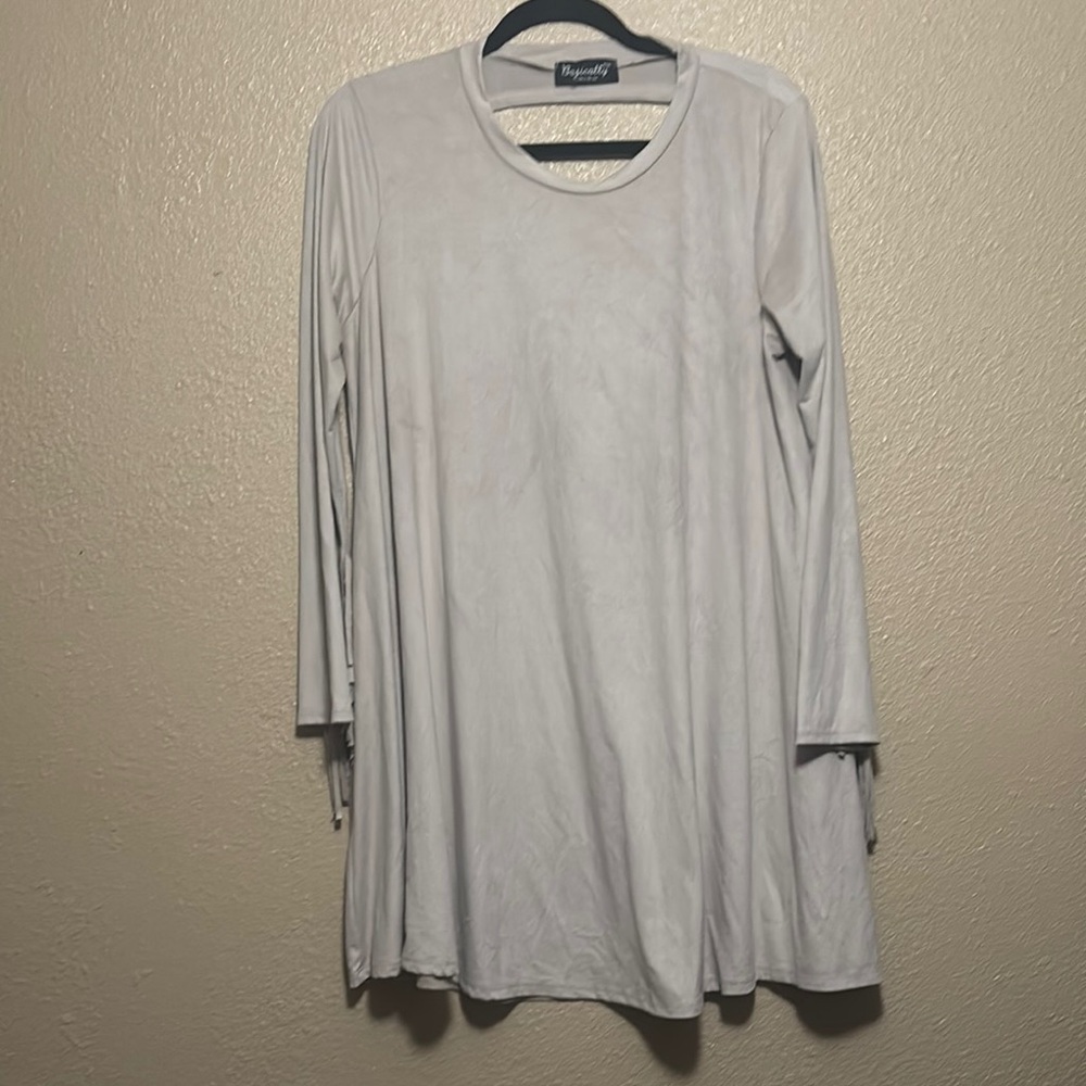 Elegant Gray Women's DRESSES NEW